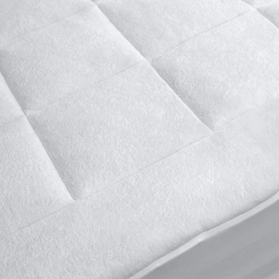 LoftWorks Queen Microplush Mattress Pad: Hypoallergenic, Woven Polyester, Machine Washable, Fits 12" Depth 2 LoftWorks Queen Microplush Mattress Pad: Hypoallergenic, Woven Polyester, Machine Washable, Fits 12" Depth - Image 2