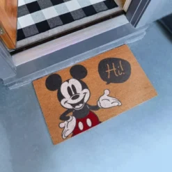 Mickey Mouse 2pk Hi And Welcome Coir Door Mats -Bedding Discounts GUEST 3ca84ca5 2303 4326 bb3d 90a767198563