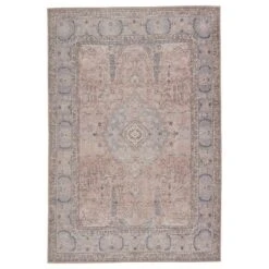 Kadin Medallion Area Rug Pink/Blue - Jaipur Living -Bedding Discounts GUEST 3e25af36 93ee 4674 9073 e100ca7c2a7d