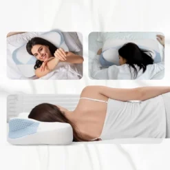 Cheer Collection Cervical Memory Foam Pillow For Neck Support, Orthopedic Contour Design, 24"x14"x5.2" 10 Cheer Collection Cervical Memory Foam Pillow For Neck Support, Orthopedic Contour Design, 24"x14"x5.2" -Bedding Discounts GUEST 3f1b77d2 eae3 462a a512 9afc99844ce5