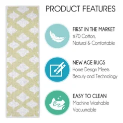 SussexHome Floral Design Cotton Anti-Slip Stair Treads, 9” X 28“ -Bedding Discounts GUEST 3ff2da2d 8b3e 44e9 94a5 bf4ce299b8b0