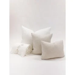 14x20 Down Cotton Waffle Weave Pillow - Anaya -Bedding Discounts GUEST 4074c45f 6d6d 4db9 a1ef 8547d2c596c7