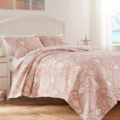Greenland Home Fashions Marina 3-Piece Full/Queen Coverlet Set, 90x90 Inch
