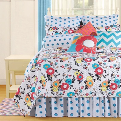 C&F Home 26" X 26" Zoe Cotton Euro Sham - Machine Washable 3 C&F Home 26" X 26" Zoe Cotton Euro Sham - Machine Washable - Image 3