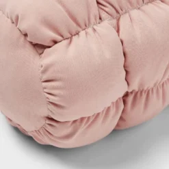 Puffer Bolster Decorative Throw Pillow Light Pink - Room Essentials™ -Bedding Discounts GUEST 49a4c1a4 e078 4886 a454 ca6566ccc6a3