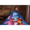 Blue's Clues Classic Character Group Photo Blanket 46"x60" Flannel Fleece Throw