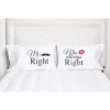 C&F Home Mr & Mrs Right Pillowcase Set