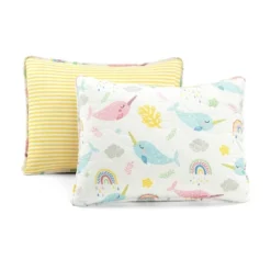 3pc Full/Queen Kids' Magical Narwhal Reversible Oversized Quilt Set White - Lush Décor: Kids Bedding, OEKO-TEX Certified -Bedding Discounts GUEST 4b1a1d33 9f14 4fd5 bd98 f66b3cba40c6