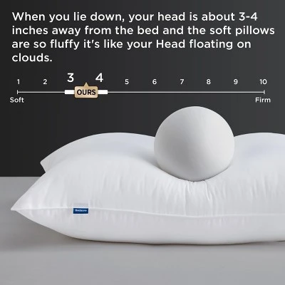 Sleeping Pillows Set Of 2 Soft And Supportive - Bedsure 2 Sleeping Pillows Set Of 2 Soft And Supportive - Bedsure - Image 2