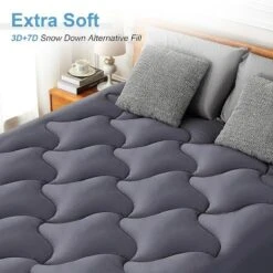 Dyonery 4 '' Double-layer Memory Foam Mattress Top, Cooling Gel Memory Foam And Top Mattress, Cooling And Comfortable, Suitable For 8-20 Inch Pockets -Bedding Discounts GUEST 4cc522ee fbdd 43c1 b2a3 2921537c03e7