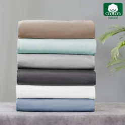 Soft 100% Cotton Fitted Sheet Only, Deep Pocket, Sateen, All-Around Elastic - California Design Den -Bedding Discounts GUEST 4f1c0342 7097 4df7 b1c5 2b33c6f1146d