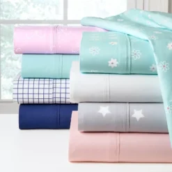 Pointehaven 200 Thread Count Combed Cotton Percale Sheet Set