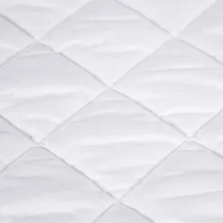 Serta King Power Clean Triple Action Waterproof Mattress Pad Moisture Wicking Protection: Hypoallergenic, Cooling Top, Fits 18" Depth -Bedding Discounts GUEST 5077540b dee8 415e 9a26 42cbc5572670