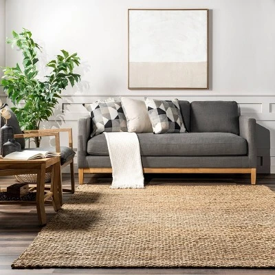 NuLOOM Hand Woven Hailey Jute Rug 7 NuLOOM Hand Woven Hailey Jute Rug - Image 7