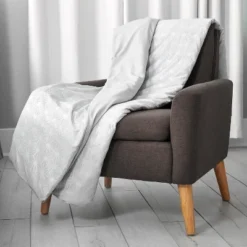 48"x72" Clean Comfort 20lbs Weighted Blanket With Removable Cover Gray - Sealy -Bedding Discounts GUEST 53743d5a 6129 4510 8447 6fea7511f4ae