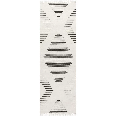NuLOOM Delora Bohemian Wool Blend Tasseled Area Rug 13 NuLOOM Delora Bohemian Wool Blend Tasseled Area Rug - Image 13