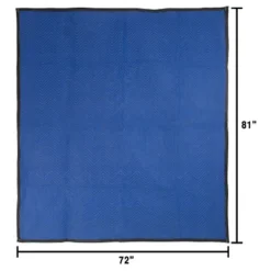 Stalwart 12-Pack 80x73-Inch Moving Blankets, Blue -Bedding Discounts GUEST 55bbc9ea 4d4d 41ba 8ac1 2ff6976c08c8