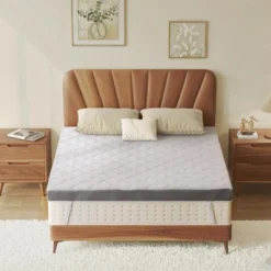 Dyonery 3" Twin XL Size Extra Firm Mattress Topper,High-Density Foam Mattress Pad With Removable Cover,No Smell,for Back Pain Relieving, 80'' X 60" -Bedding Discounts GUEST 55fdde89 0658 4a15 9924 d5b2b5750ec2