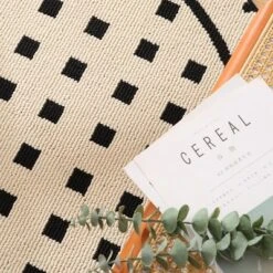 Zarkea® 39" X 39" Round Modern Abstract Mat, Black & White Geometric Pattern, Washable Microfiber Non-Slip Rug For Indoor/Outdoor Use -Bedding Discounts GUEST 56fcecc8 cefe 41b9 b39f 9b26f5c5affd