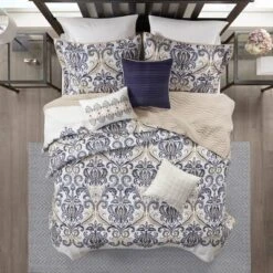 6pc Cascade Reversible Quilted Coverlet Set Blue - Madison Park 19 6pc Cascade Reversible Quilted Coverlet Set Blue - Madison Park -Bedding Discounts GUEST 57303a26 4435 41ec bba7 bf5d0f24ee39