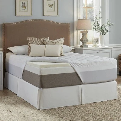 3.5" Memory Foam/Fiber Mattress Topper - Beautyrest 2 3.5" Memory Foam/Fiber Mattress Topper - Beautyrest - Image 2