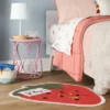 Strawberry Shaped Kids' Accent Rug - Pillowfort™