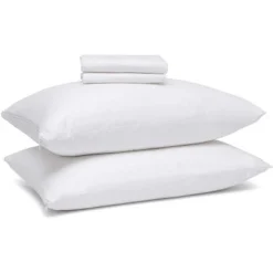 Circles Home 100% Cotton Breathable Pillow Protector With Zipper – (2 Pack) 11 Circles Home 100% Cotton Breathable Pillow Protector With Zipper – (2 Pack) -Bedding Discounts GUEST 58033c05 d771 4e18 8aa4 10defb8fd296