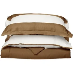 Cabana Stripe 600 Thread Count Cotton And Polyester Blend Modern Casual 3 Piece Duvet Cover Set By Blue Nile Mills