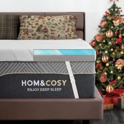 Dyonery 3 Inch Extra Firm Memory Foam Mattress Topper Twin Size Bed Topper With Silk Cover, Premium Cooling Gel -Bedding Discounts GUEST 58965b57 ef06 4e0e 9206 208a3c18fb05