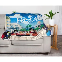 Just Funky Dragon Ball Super Feast Plush Throw Blanket | 45 X 60 Inches