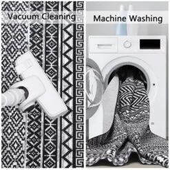 TROPOW Washable Area Rugs, Vintage Oriental Rug, Low Pile Stain Resistant Carpet With Non-Slip Backing, Stain Resistance Rug For Bedroom Dining Room -Bedding Discounts GUEST 5c4d5b76 5bff 4f6a 8d30 fe85e9738ec8