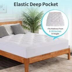 Dyonery 4 Inch Dual Layer Memory Foam Mattress Topper King Size,Cooling Gel Memory Foam & Pillow Top Mattress Pad,Fits 8-20 Inches Deep Pocket 10 Dyonery 4 Inch Dual Layer Memory Foam Mattress Topper King Size,Cooling Gel Memory Foam & Pillow Top Mattress Pad,Fits 8-20 Inches Deep Pocket -Bedding Discounts GUEST 5ce700c8 47f3 48bb b5fa a40c17051317