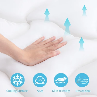 Dyonery 4 Inch Dual Layer Memory Foam Mattress Topper King Size,Cooling Gel Memory Foam & Pillow Top Mattress Pad,Fits 8-20 Inches Deep Pocket 1 Dyonery 4 Inch Dual Layer Memory Foam Mattress Topper King Size,Cooling Gel Memory Foam & Pillow Top Mattress Pad,Fits 8-20 Inches Deep Pocket