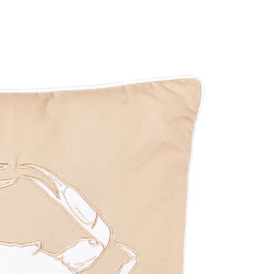 C&F Home Seaside Crab Applique Throw Pillow 1 C&F Home Seaside Crab Applique Throw Pillow