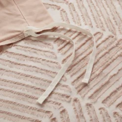 3pc Ellipse Cotton Jacquard Duvet Cover Set -Bedding Discounts GUEST 6080a181 97d0 4a2a 8b64 de26363a7721