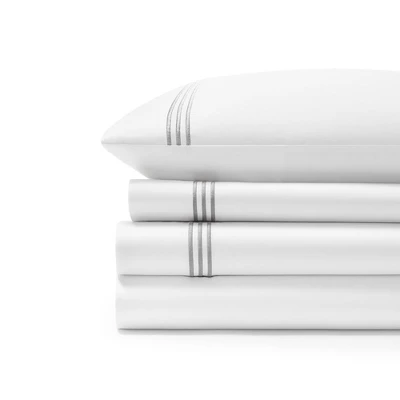 Embroidered Sateen Pillowcase Set - Standard Textile Home 2 Embroidered Sateen Pillowcase Set - Standard Textile Home - Image 2