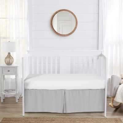 Sweet Jojo Designs Boy Or Girl Gender Neutral Unisex Baby Crib Bed Skirt Collection Solid Grey 1 Sweet Jojo Designs Boy Or Girl Gender Neutral Unisex Baby Crib Bed Skirt Collection Solid Grey