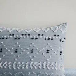 Ink+Ivy 3pc Dora Organic Cotton Chambray Duvet Cover Set Blue -Bedding Discounts GUEST 636b7221 f12e 4cdc 9a9f a41f8b7ef250