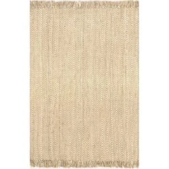 Hand Woven Don Jute With Fringe Rug - NuLOOM -Bedding Discounts GUEST 64096f53 1706 4e48 b0c3 56c9eb0172cd