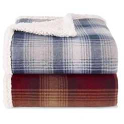 50"x70" Oversized Nordic Plaid Throw Blanket Raisin - Eddie Bauer: Cozy Fleece, Machine Washable 14 50"x70" Oversized Nordic Plaid Throw Blanket Raisin - Eddie Bauer: Cozy Fleece, Machine Washable -Bedding Discounts GUEST 642257c5 aee7 4d4f a95f 4f12430ee095