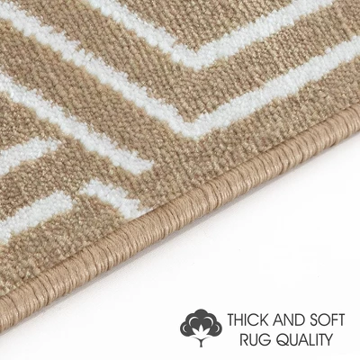 Sussexhome Modern Collection Non-Slip Carpet Stair Treads For Wooden Steps, 9" X 28" 3 Sussexhome Modern Collection Non-Slip Carpet Stair Treads For Wooden Steps, 9" X 28" - Image 3