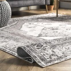 NuLOOM Gladys Machine Washable Vintage Medallion Area Rug -Bedding Discounts GUEST 6450d98d 0249 41c7 ac09 33dcaaf1b9a2