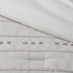 4pc Clipped Stripe Poms Comforter Bedding Set - Threshold™ 8 4pc Clipped Stripe Poms Comforter Bedding Set - Threshold™ -Bedding Discounts GUEST 6474436f 0746 4a2d 8720 5e4921bc6129