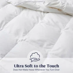 Peace Nest 360 Thread Count White Down Comforter Duvet Insert -Bedding Discounts GUEST 654bbf22 4782 416f 9dec 20b75b7b52a2