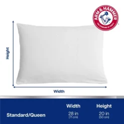 Arm & Hammer Standard/Queen Soft Terry Pillow Protector -Bedding Discounts GUEST 65518bdf 27e7 4ec8 9653 226bdce0d3e3
