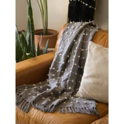 50"x60" Woven Loop Throw Blanket - Design Imports -Bedding Discounts GUEST 659172ba d15e 46f3 8cd7 23c246e8a3a9