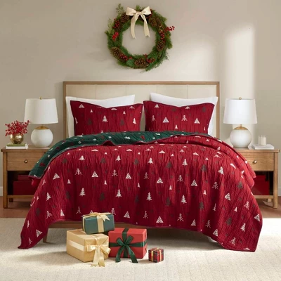 Lycvki 3 Pieces Red Coverlet Mini Set 8 Lycvki 3 Pieces Red Coverlet Mini Set - Image 8