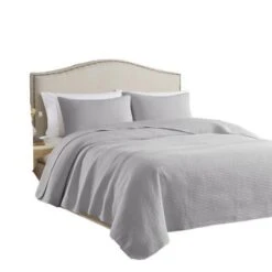 RT Designers Collection Caitlyn 3 Pieces Washed Pinsonic Lightweight Quilts Set For Bedding Grey 7 RT Designers Collection Caitlyn 3 Pieces Washed Pinsonic Lightweight Quilts Set For Bedding Grey -Bedding Discounts GUEST 667dfd17 5bfe 43a8 98ad f43b190b893b