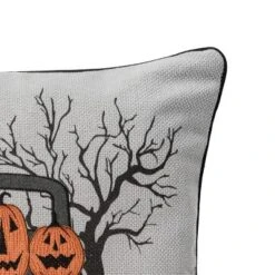 Bedding Discounts 38 C&F Home 18" X 18" Spooky Time Embellished Throw Halloween Pillow With Light-Up LED
