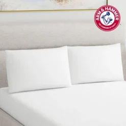Arm & Hammer Standard/Queen Soft Terry Pillow Protector -Bedding Discounts GUEST 66d1a6a2 d8e0 4364 b4a4 f65fb54dad45
